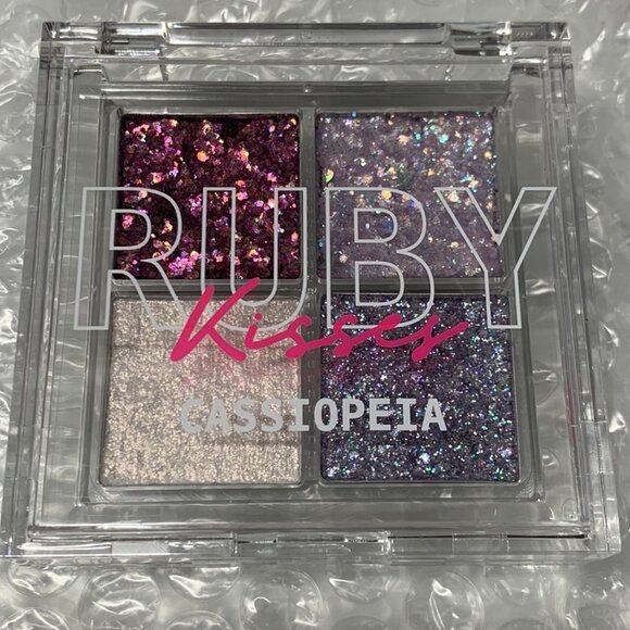 Ruby Kiss Glitter Gem Eye Shadow Palette #GGP03 Cassiopeia Eyeshadow Palette - Picture 6 of 13